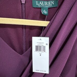 Ralph Lauren dress, purple, below the knee